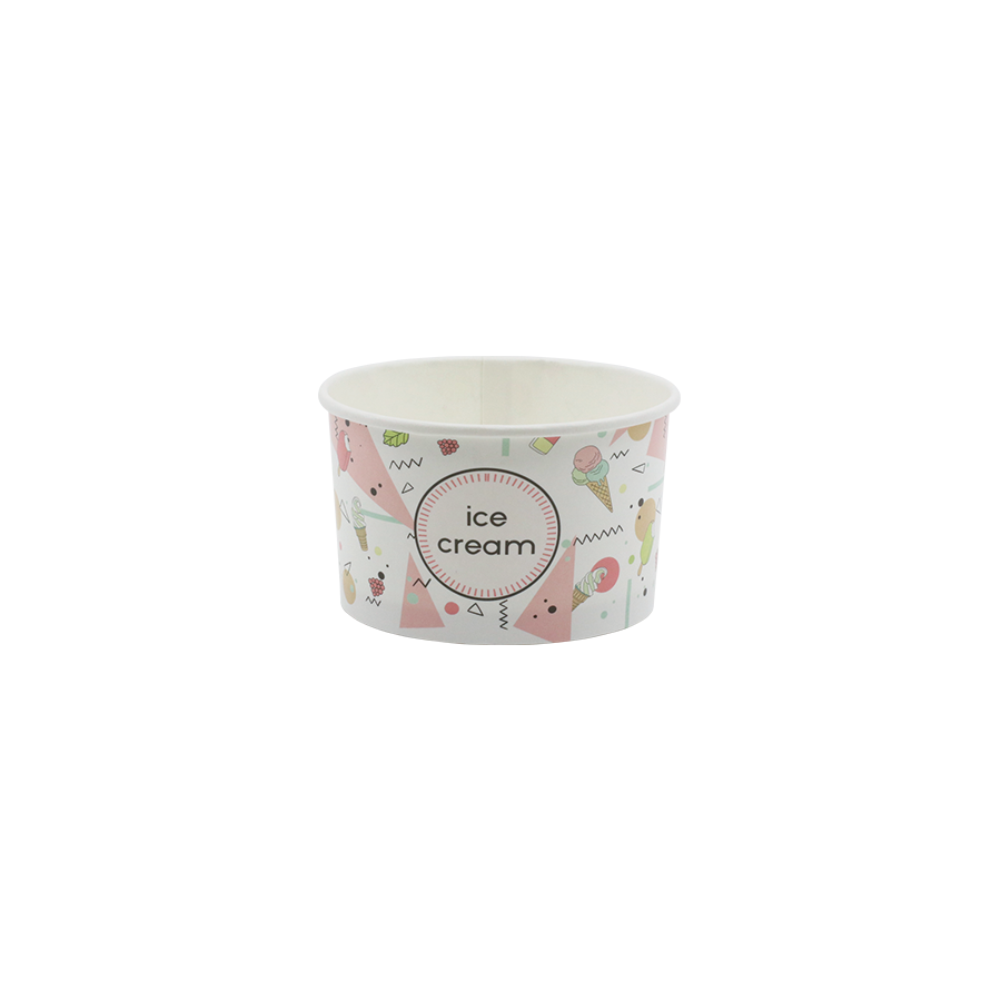 MISKA PAP. NADRUK 245 ML (2812) ICE CREAM A 25 (24 W KARTONIE)